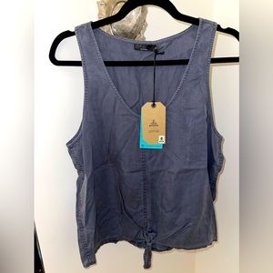 PrAna Sleeveless Tie Front Tank NWT